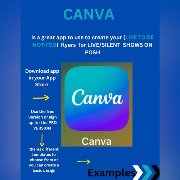 You can Create your FLYER!! Use Canva - Picture 1 of 6